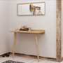 Hanah Home Aparador Roble con Espejo Incluido 80x84cm